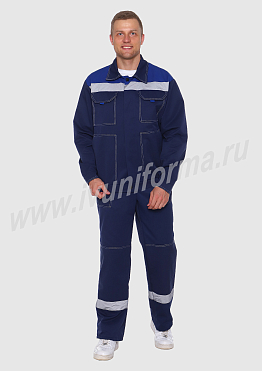Костюм рабочий мужской арт. Р-02-9-ГР